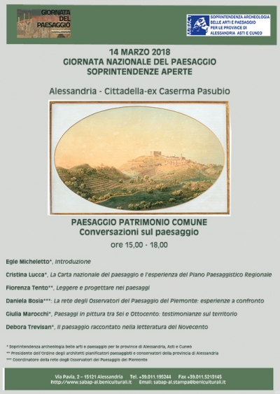 PAESAGGIO PATRIMONIO COMUNE. Conversazioni sul paesaggio