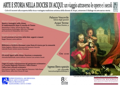 Convegno &quot;ARTE E STORIA NELLA DIOCESI DI ACQUI: un viaggio attraverso le Opere e i Secoli
