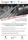 Giornata della Memoria 2023 - La monumentalità religiosa ebraica in provincia di Alessandria