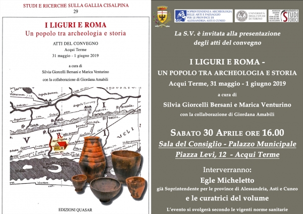 I LIGURI E ROMA UN POPOLO TRA ARCHEOLOGIA E STORIA