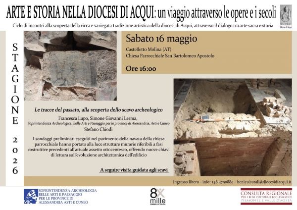 16 maggio 2026 - Arte e storia della diocesi di Acqui: un viaggio attraverso le opere e i secoli