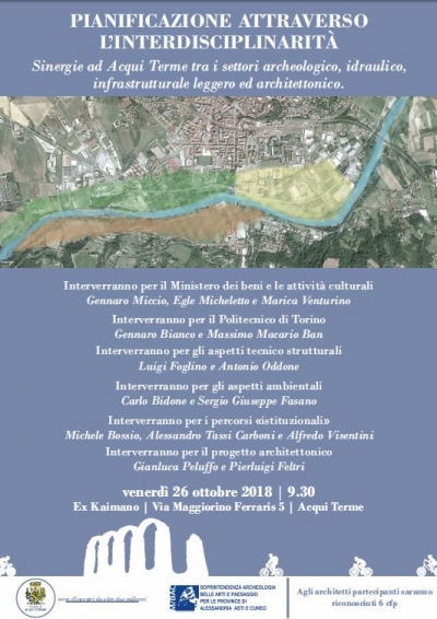 Pianificazione attraverso l’interdisciplinarità. Sinergie ad Acqui Terme tra i settori archeologico, idraulico, infrastrutturale leggero e architettonico
