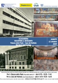 Alessandria - Riscoprire il novecento - Palazzo delle Poste - Casa del Mutilato